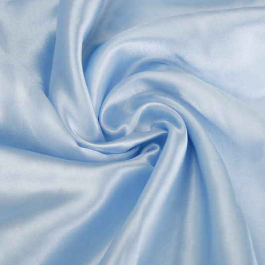 Light Blue Ultra Soft Minky Dot Baby Blanket with Silky Satin Trim